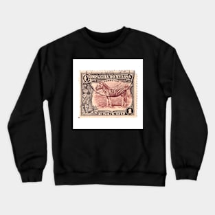 Stamp from Nyassa Colony, now Mozambique, 1920 Crewneck Sweatshirt